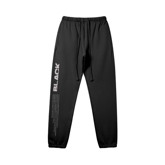 HB-"BLACK" Lined Sweatpants